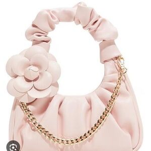 NEW UNUSED Aldo Pink Mini Bag with Floral Detail